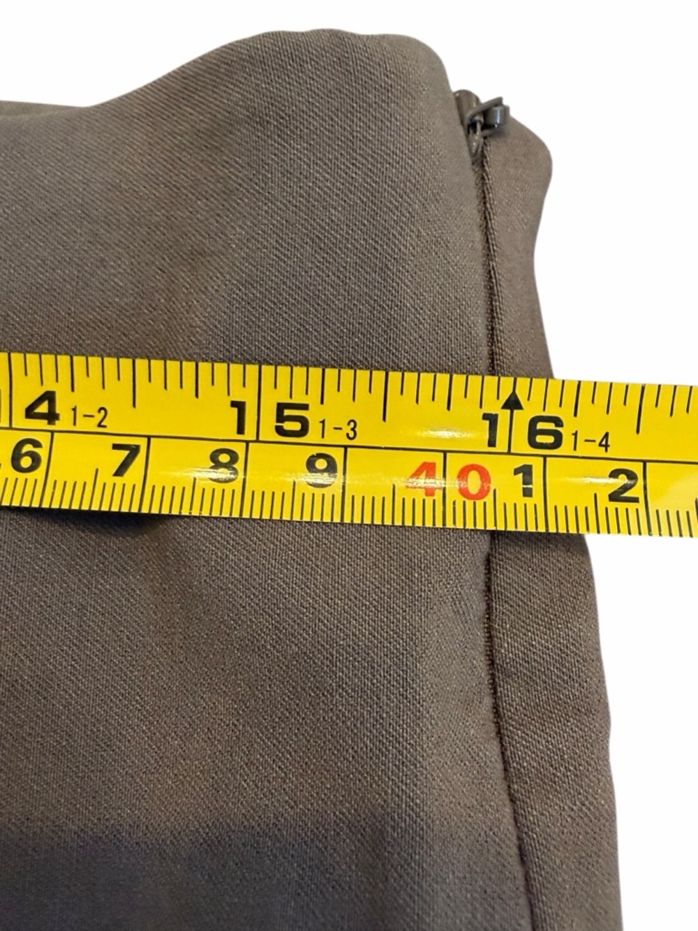 WHITE HOUSE BLACK MARKET SLIM ANKLE PANTS Side Zip Elastic Waist SIZE 12S SLIM - Picture 10 of 10